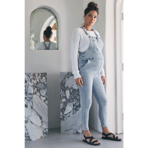 Legoe Heritage Denim Light Wash Overalls  | Size 0 / US 4 - Picture 1 of 10